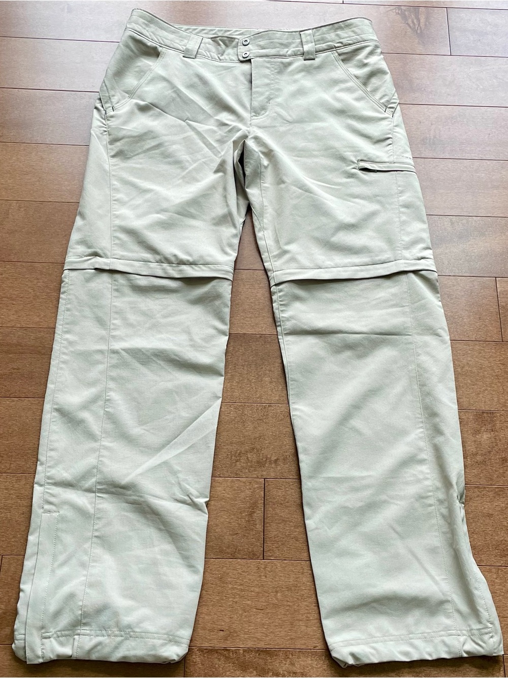 Columbia Convertible Zip-Off Pants in Light Tan